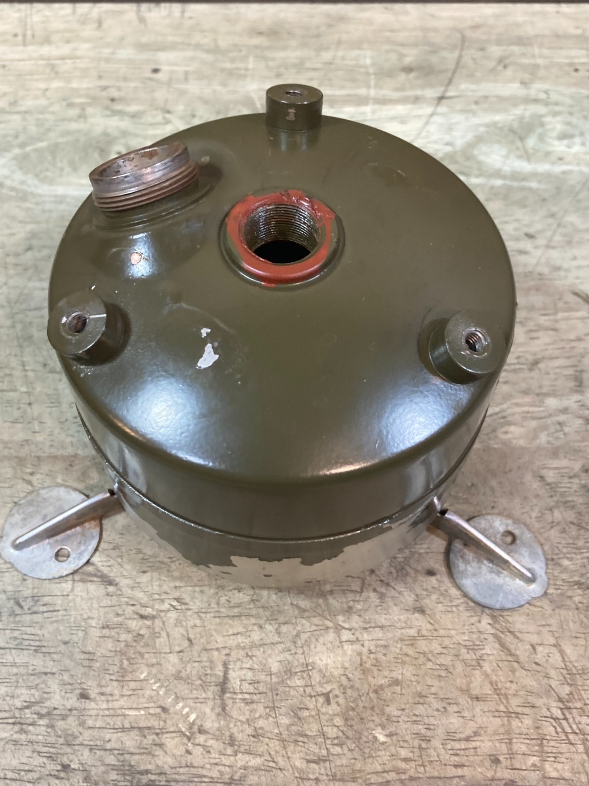 M1950 Coleman Stove – Fount Tank – Major paint and Decal loss
