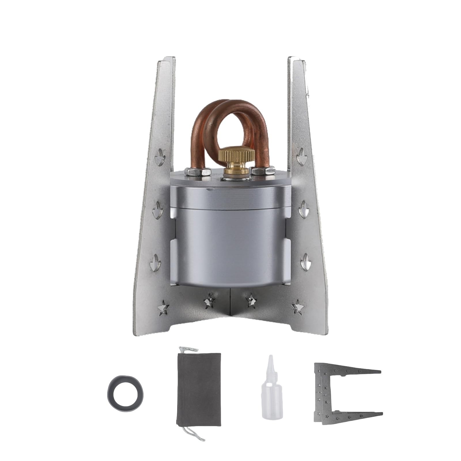 Portable Mini Camping Alcohol Stove – Compact Spirit Burner for Outdoor Cooking,