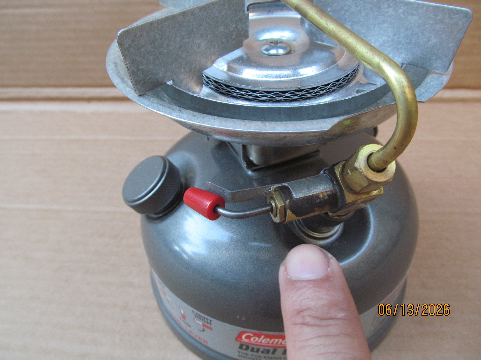 NEW COLEMAN Model 533 Dual Fuel Single Burner Camping Stove
