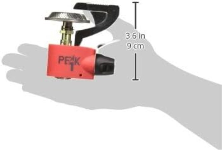 Lightweight 1-Burner Camp Stove with Adjustable Burner for Camping & Tailgating