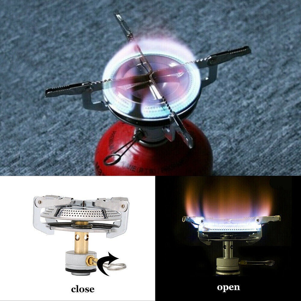 Portable Gas Propane Stove Outdoor Camping Butane Hiking Picnic Burner CookingUS