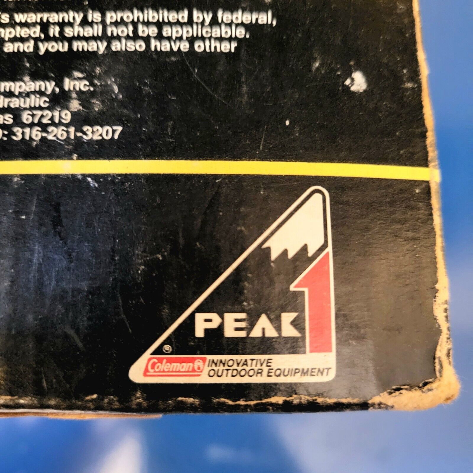 Coleman PEAK 1 Feather 400B Single Burner Camp stove. New Pump Cup, TESTED.8/90