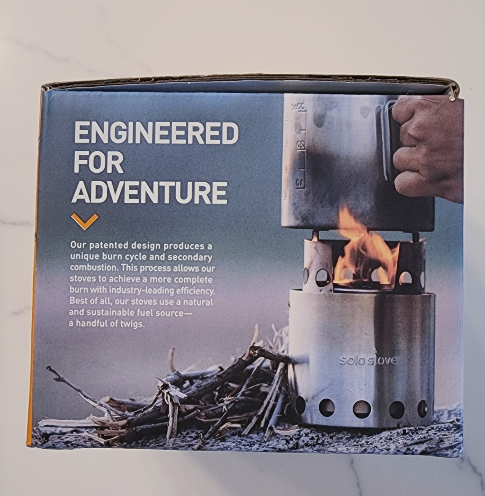 Solo Stove Lite Wood Burning Steel Stove Low Smoke Backpacking Camping New NIB