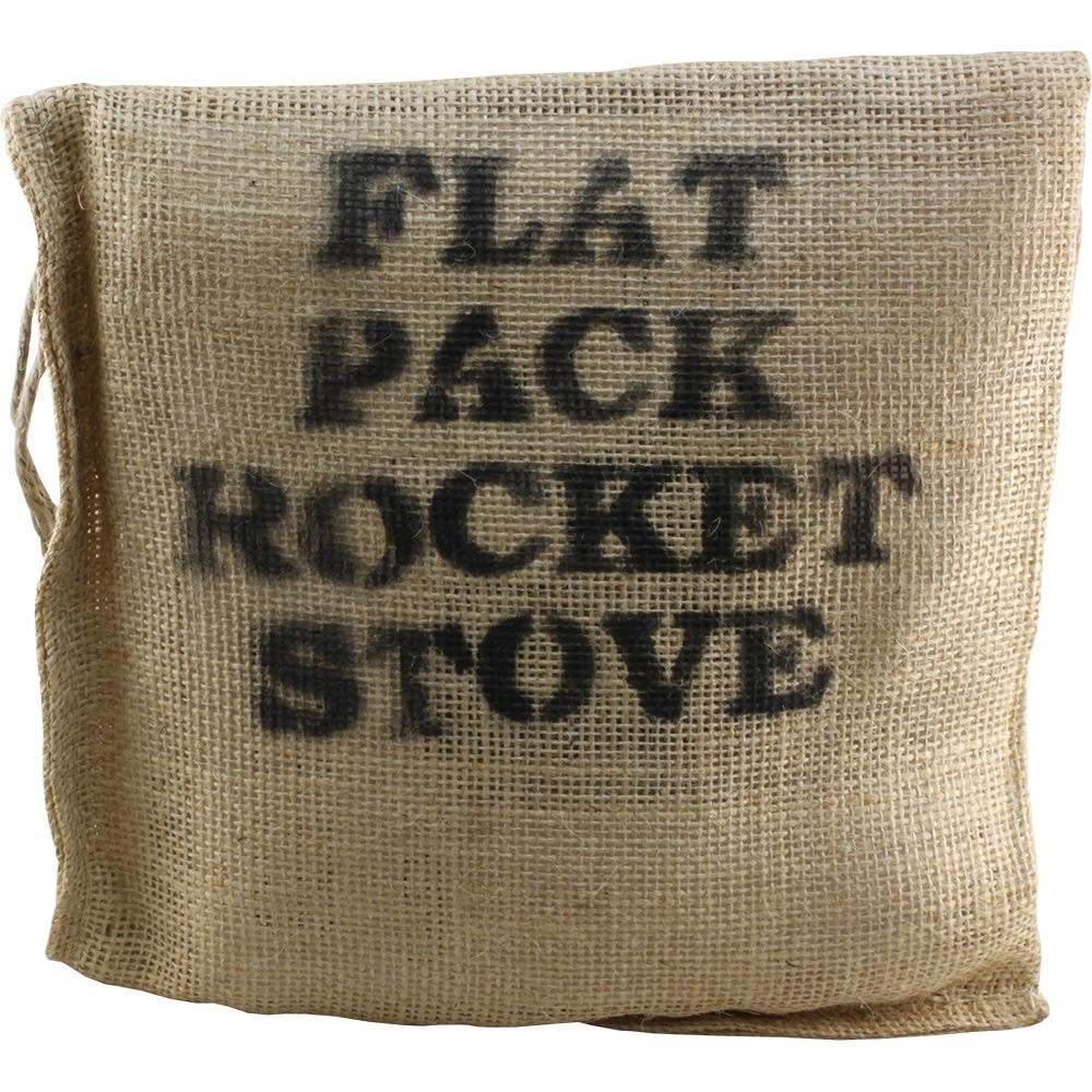 Marsh Kettles Stainless Steel Mini Rocket Stove Camping Prepper PACKS FLAT