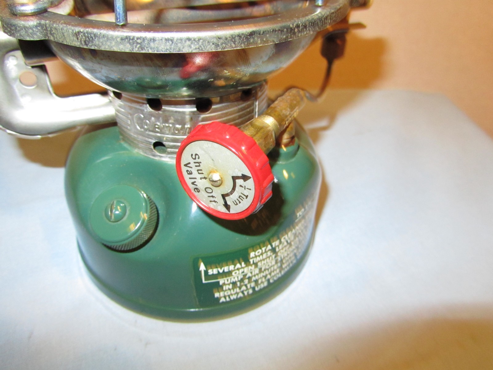 Vintage Coleman 502 Single Burner Dated 10/63