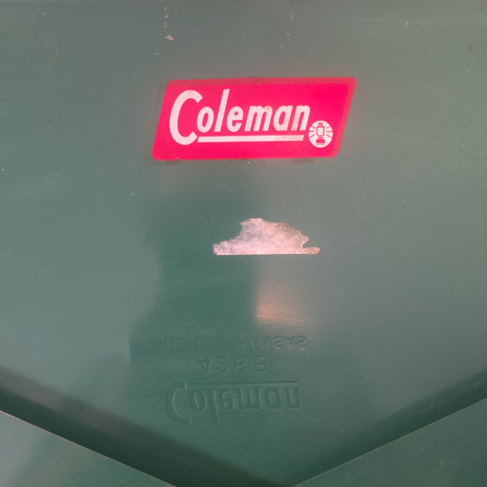 Vintage Coleman 426D 3-Burner Liquid Fuel Camp Stove Suitcase Style Green 70s