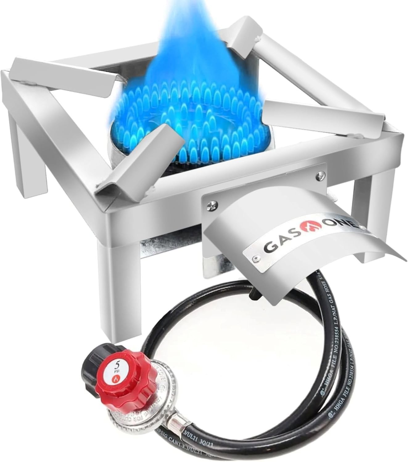 Stainless Steel High Output Propane Burner – Durable Outdoor Cooking Solution