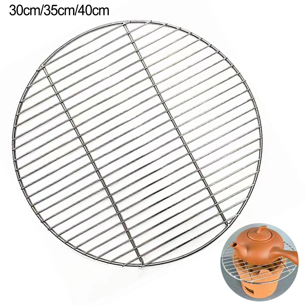 Stainless Steel BBQ Baking Tray for Outdoor Events 30cm 35cm 40cm Sizes