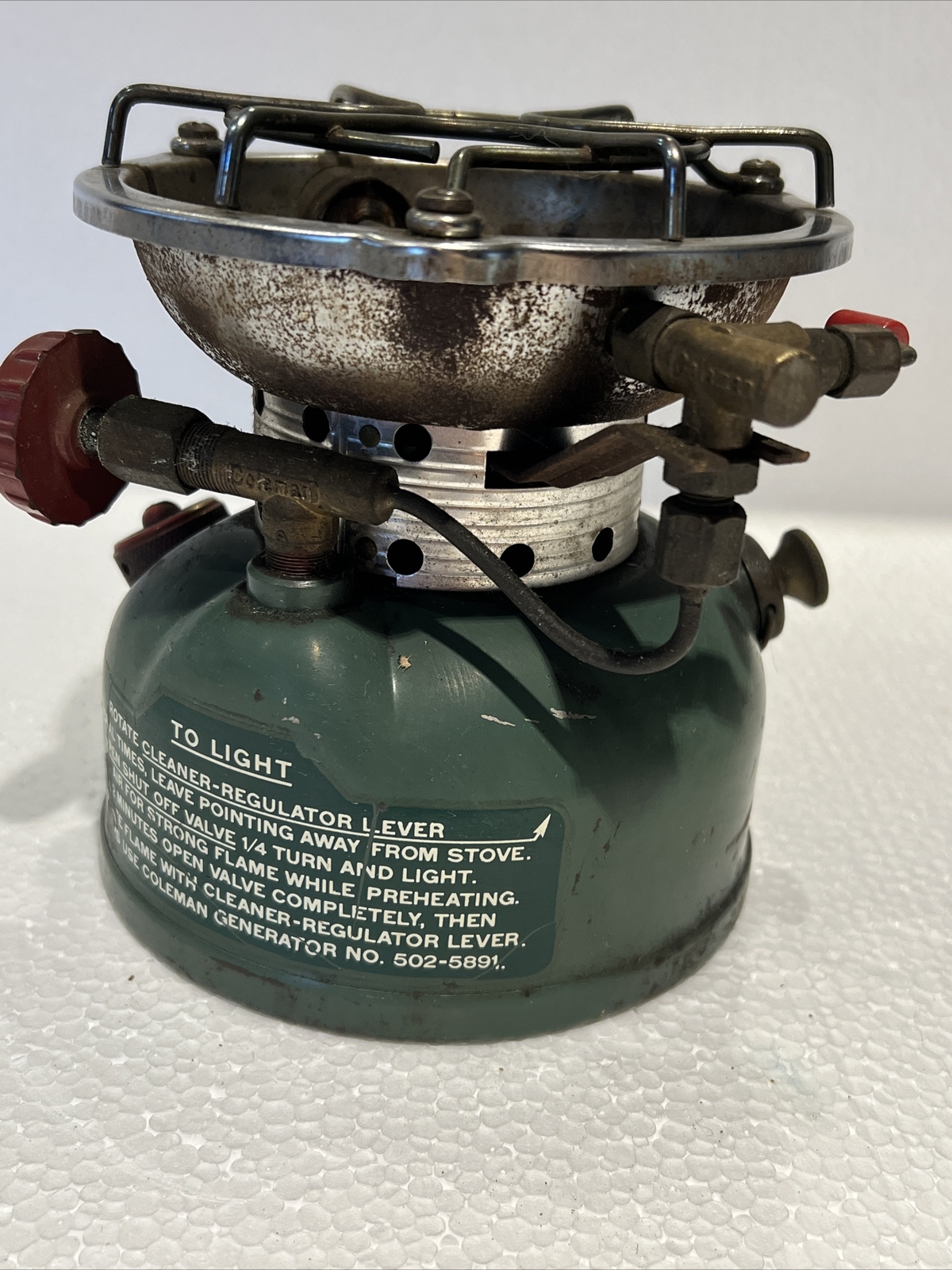 Vintage Coleman 502 One Burner Sportster Stove 3 69 Camp Cooking