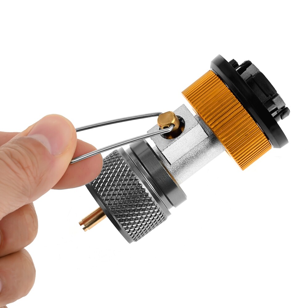 3xPortable Camping Stove Adapter Butane Canister Adapter Refill Adapter BBQ Part
