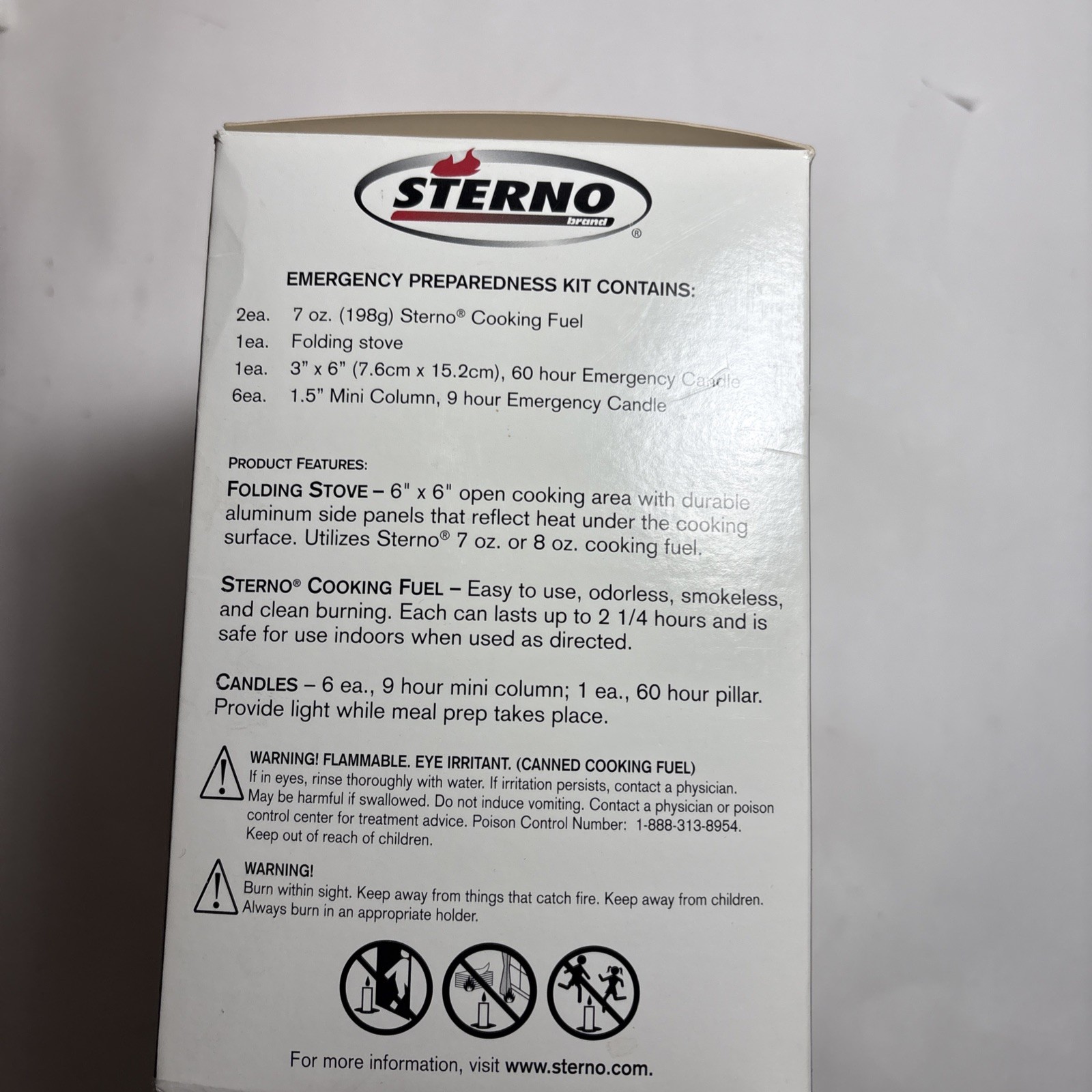 Vintage Sterno Emergency Cooking Stove Kit