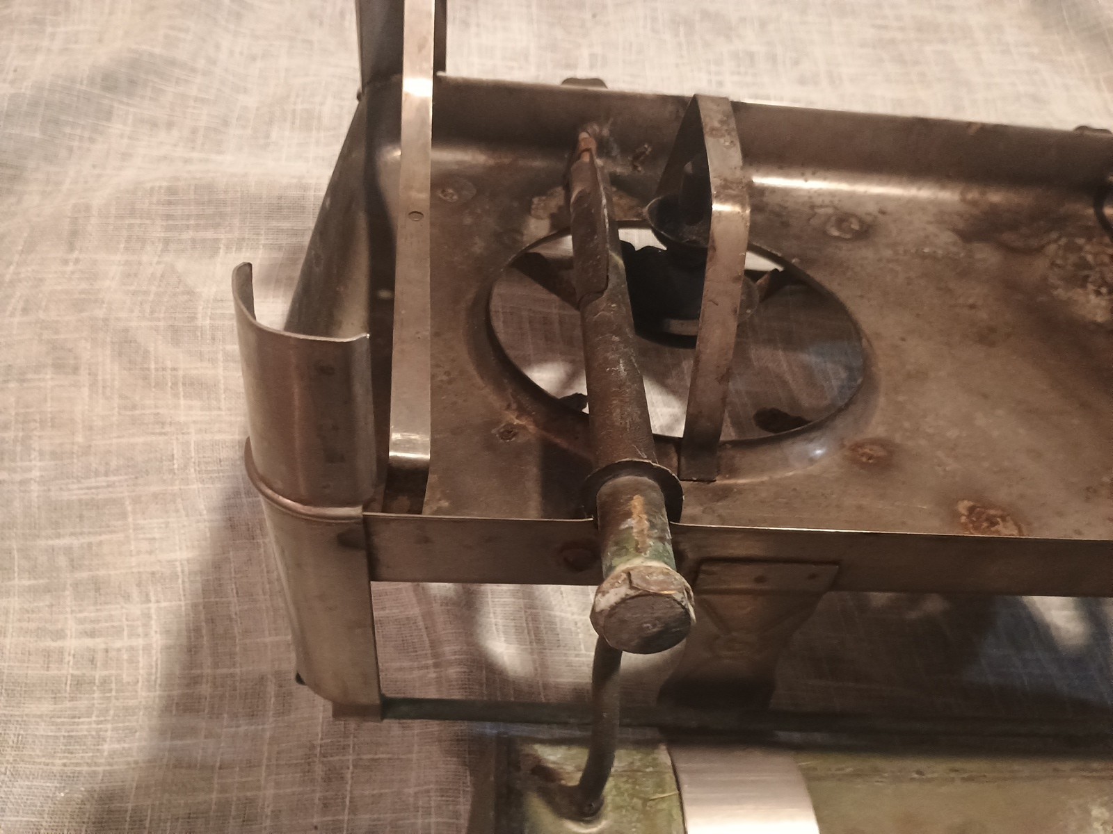 VTG Original Punker Military Double Alcohol Burner Stove Outdoors Camping Sweden
