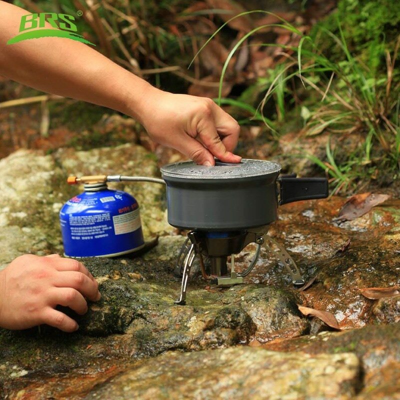 BRS Outdoor Portable Picnic Gas Stove Foldable Camping Hiking Cooker Mini Burner
