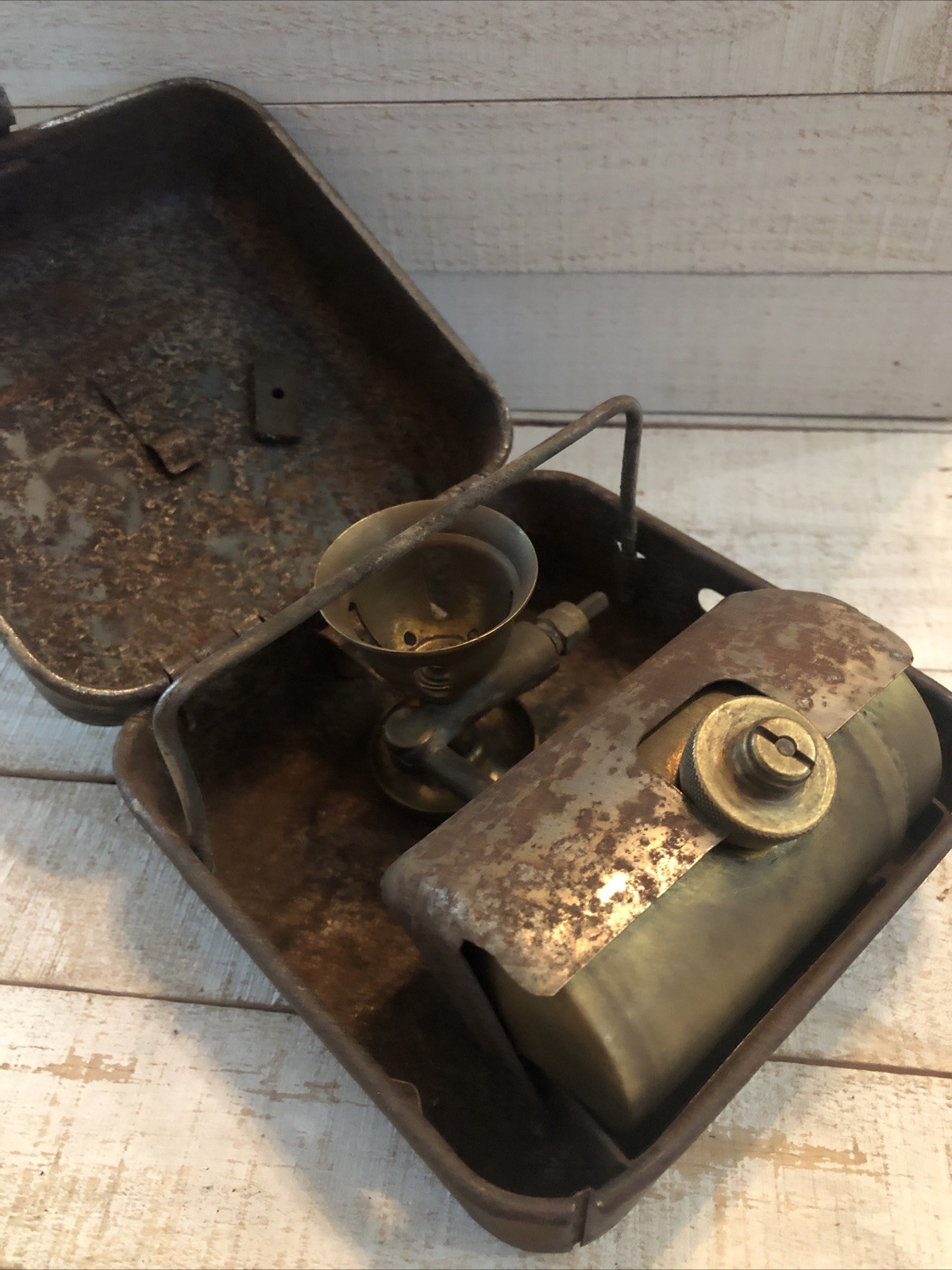 Vintage working OPTIMUS 8R Camp Pack Stove Made In Sweden
