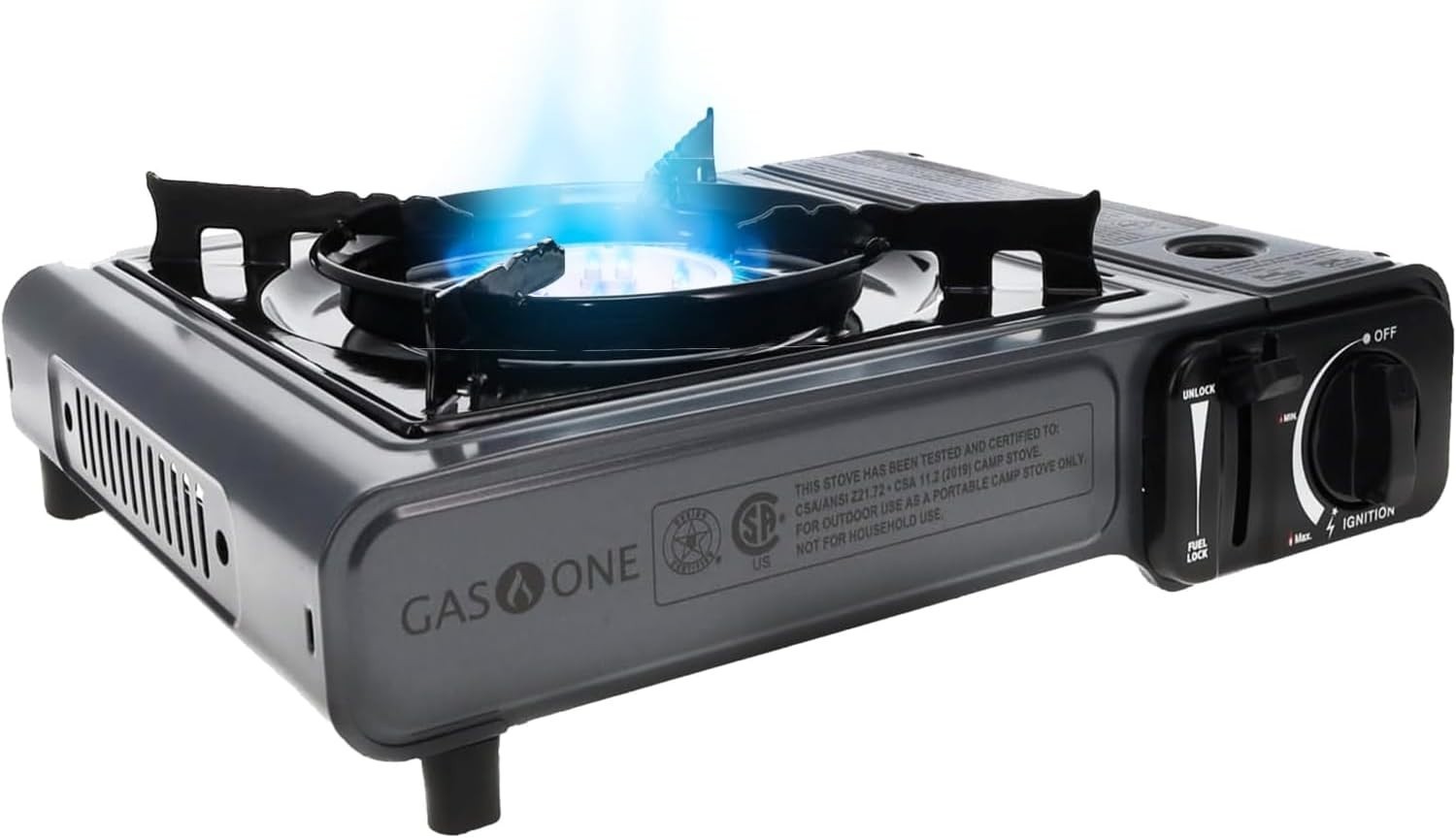 Lightweight Portable Butane Stove with Carrying Case – Outdoor Cooking Essential