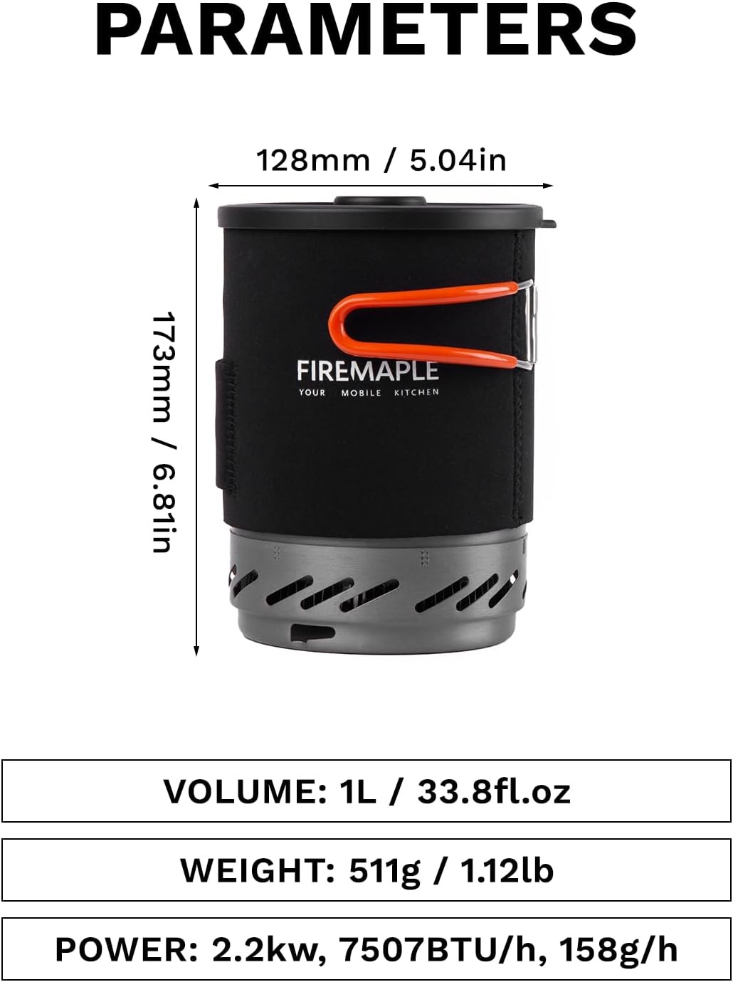 Fire-Maple “Fixed Star 1” Backpacking and Camping Stove System | Outdoor Propane