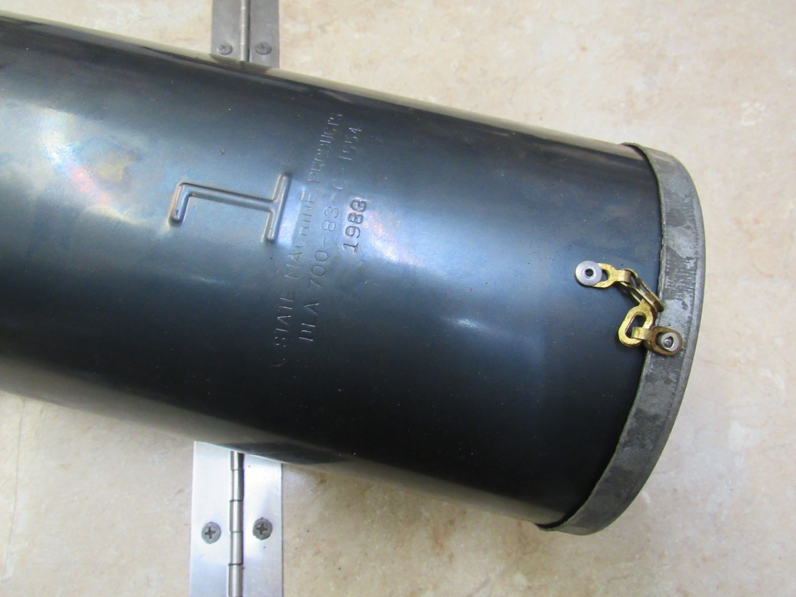 US M1950 Yukon Tent Stove Complete State Machine Products 1983 Dated RUSTY