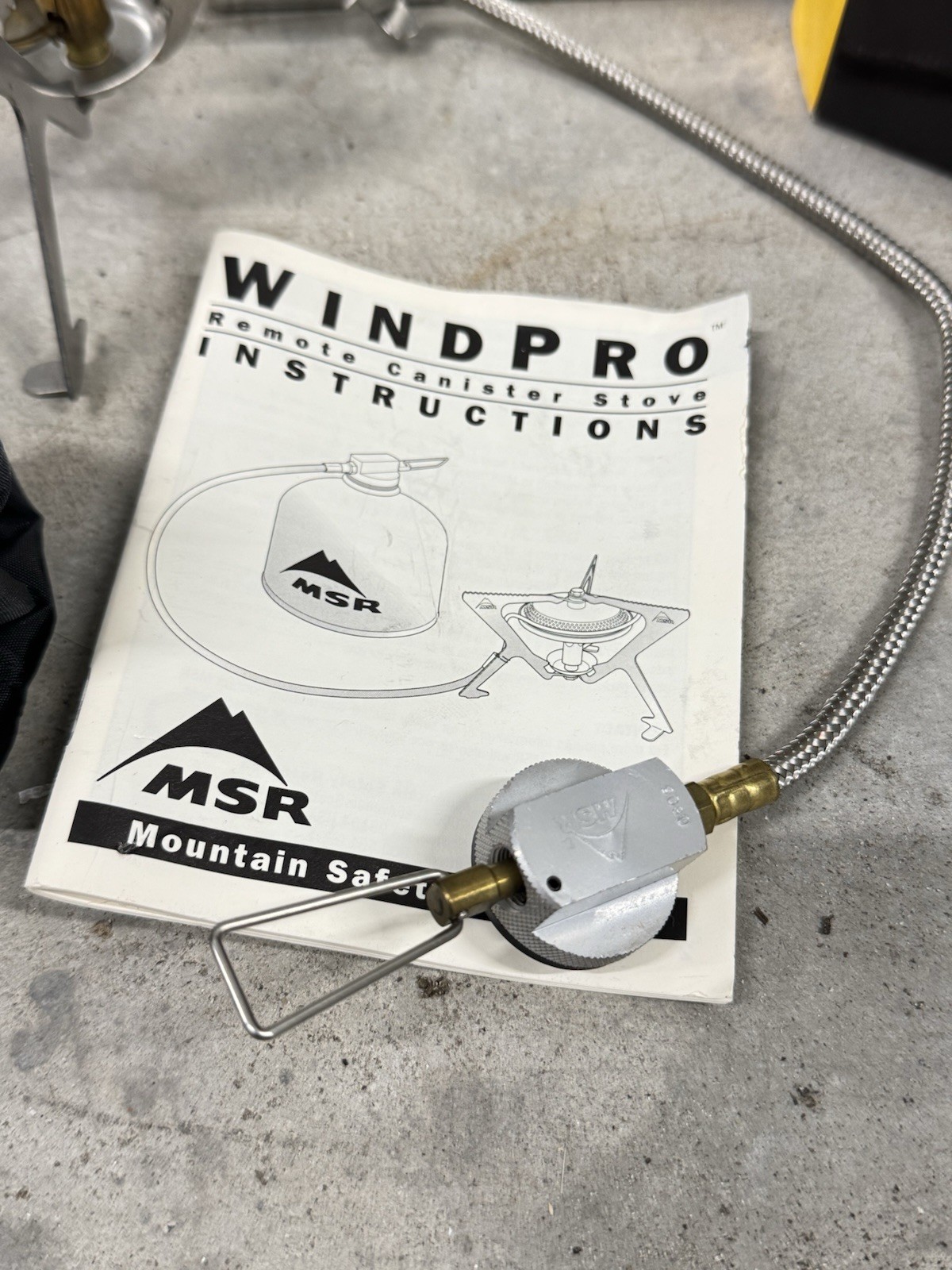 MSR WindPro Remote Canister Stove w/ Windscreen, Tool, Carry Case New Unused
