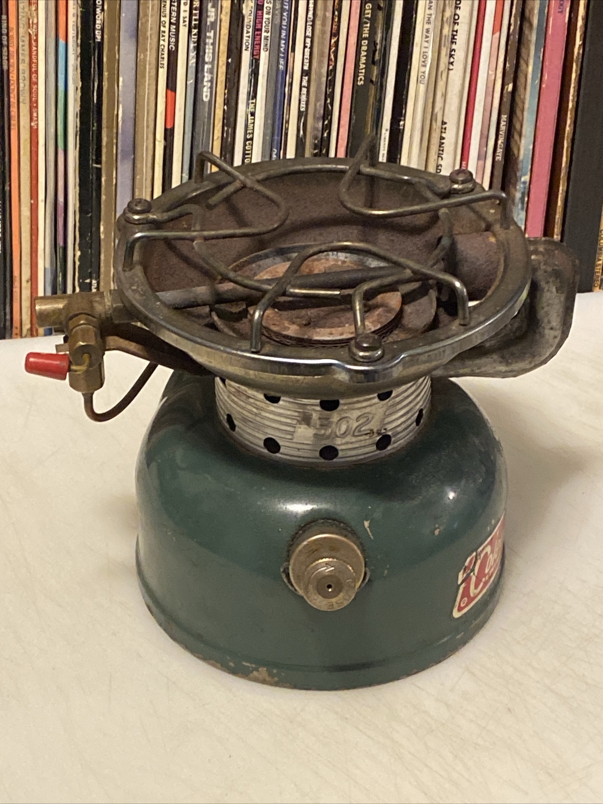 COLEMAN STOVE Model 502 from 1968 SUNSHINE Backpack CAMP Vintage 700 Gas Fuel