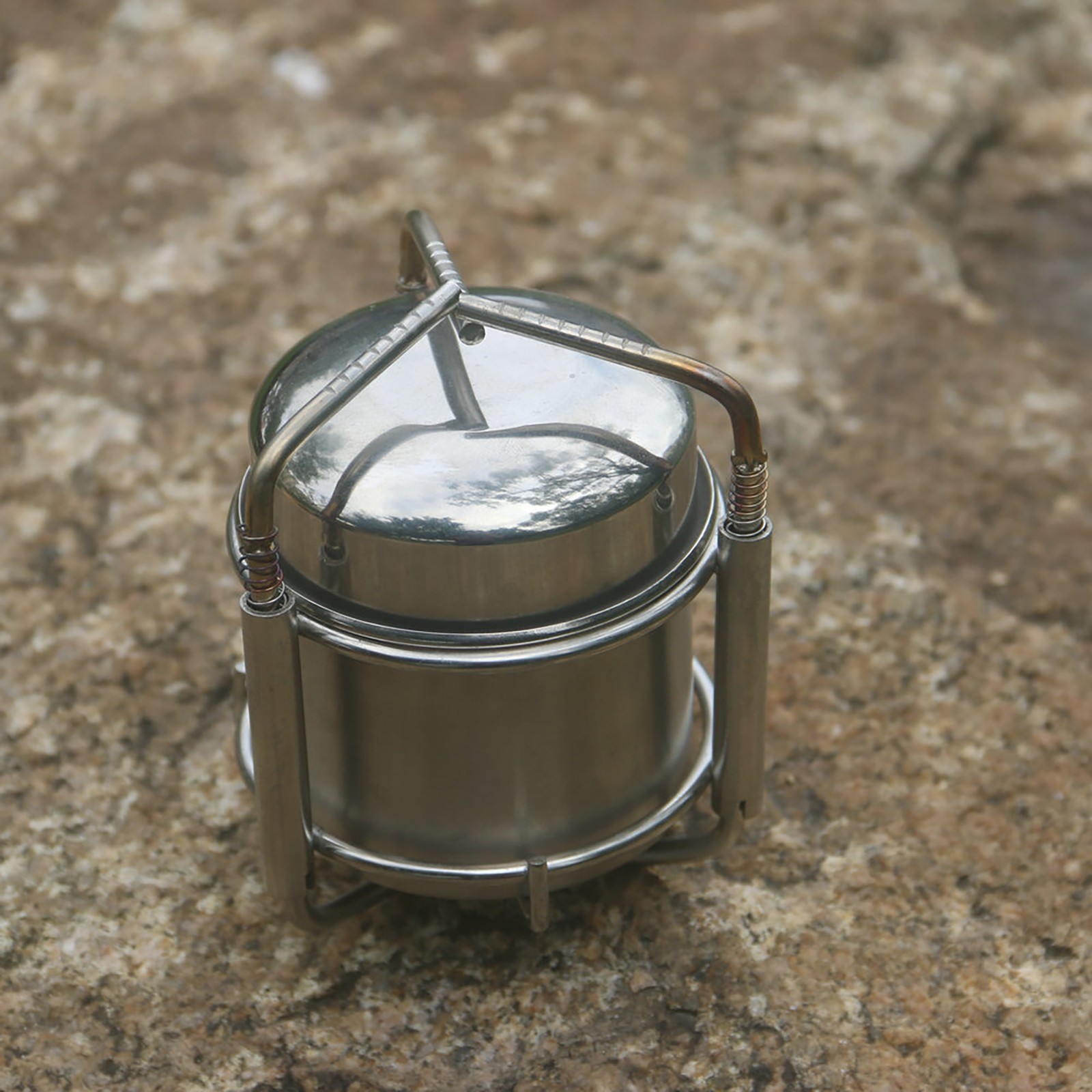 Mini Outdoor Camping Hiking Picnic Liquid Alcohol Stainless Steel Stove