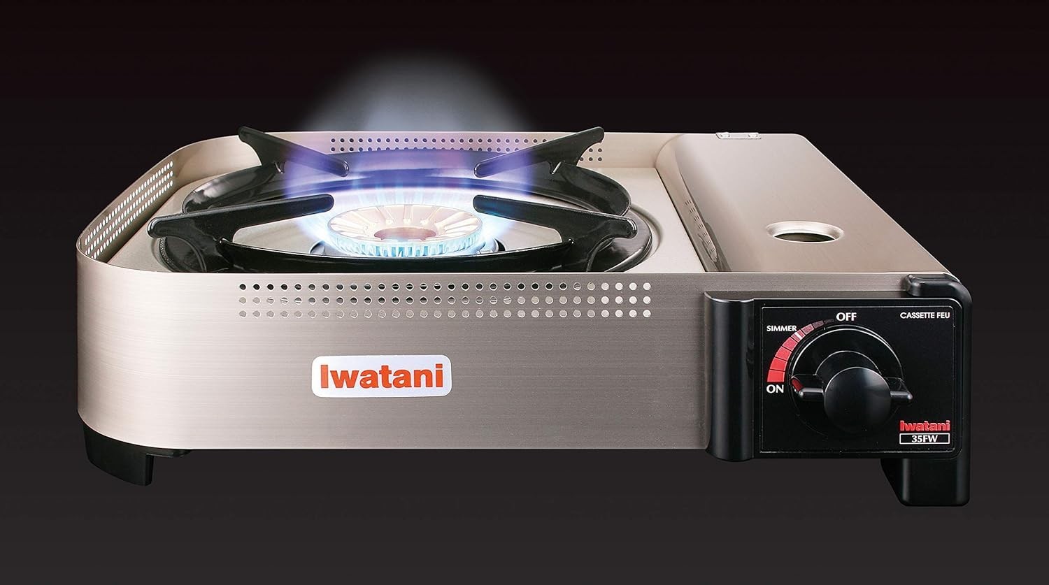 Portable Butane Stove Single Burner Camping Indoor Outdoor Cooktop