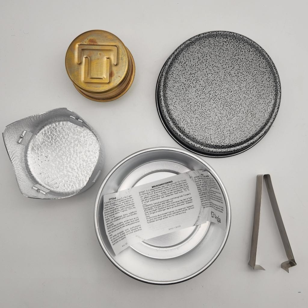 Mini Trangia Complete Cooking System Alcohol Stove Camping Set OPEN PACKAGE