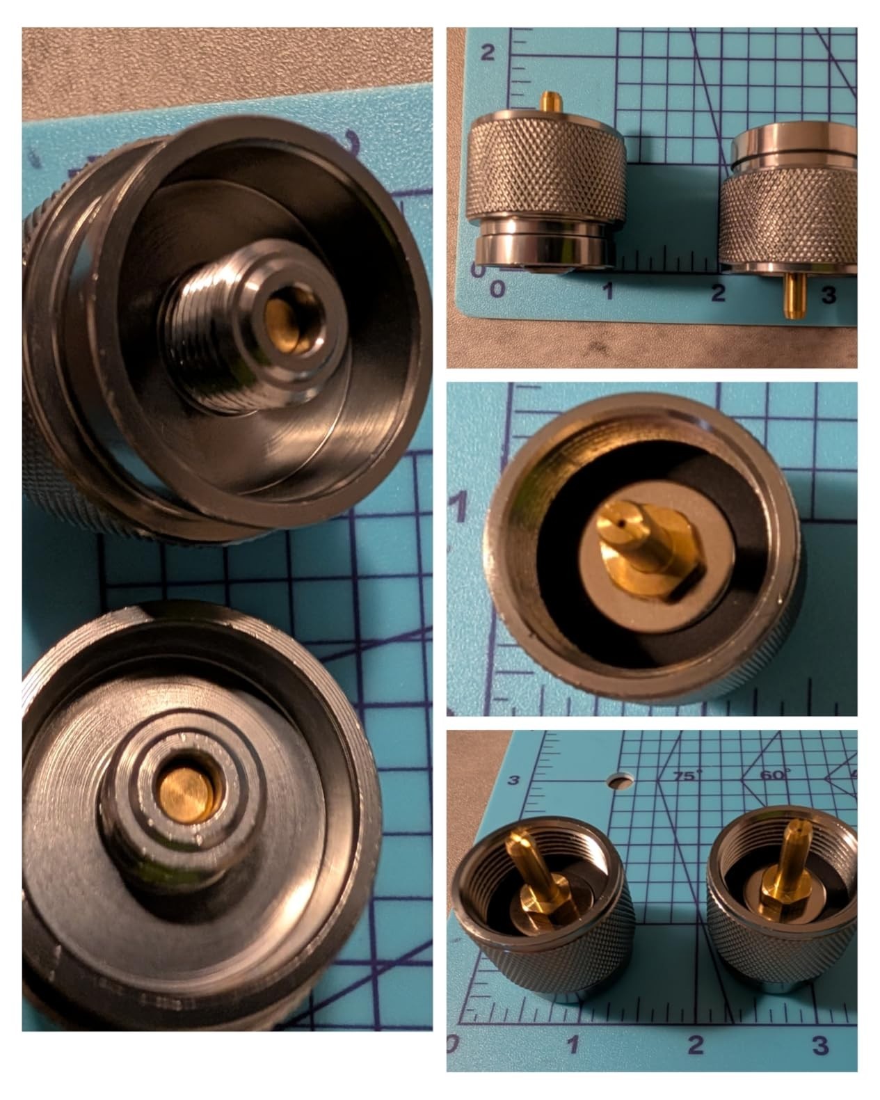Propane to Butane Adapter 1lb Tank to EN417 Lindal Valve 2 PIECES Camping New US