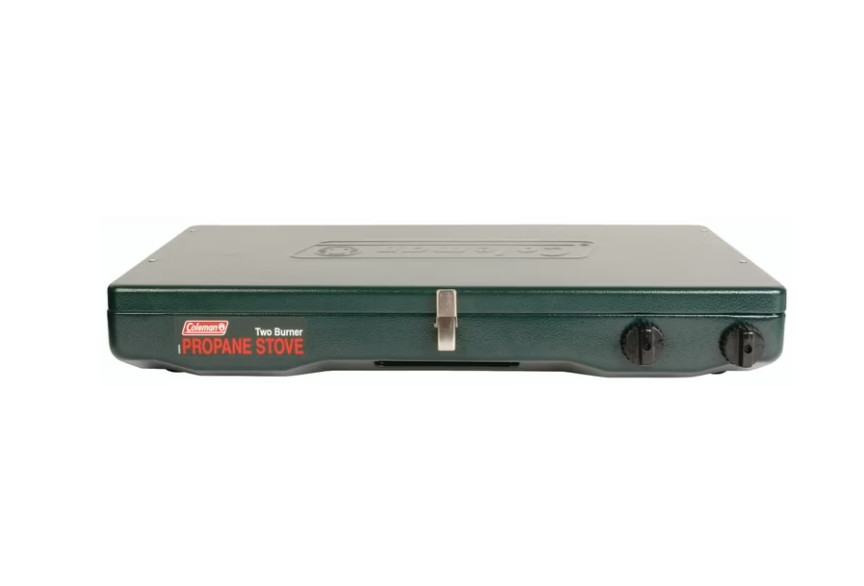 Coleman Brand, Matchlight 10,000 BTU 2-Burner Propane Stove, Black
