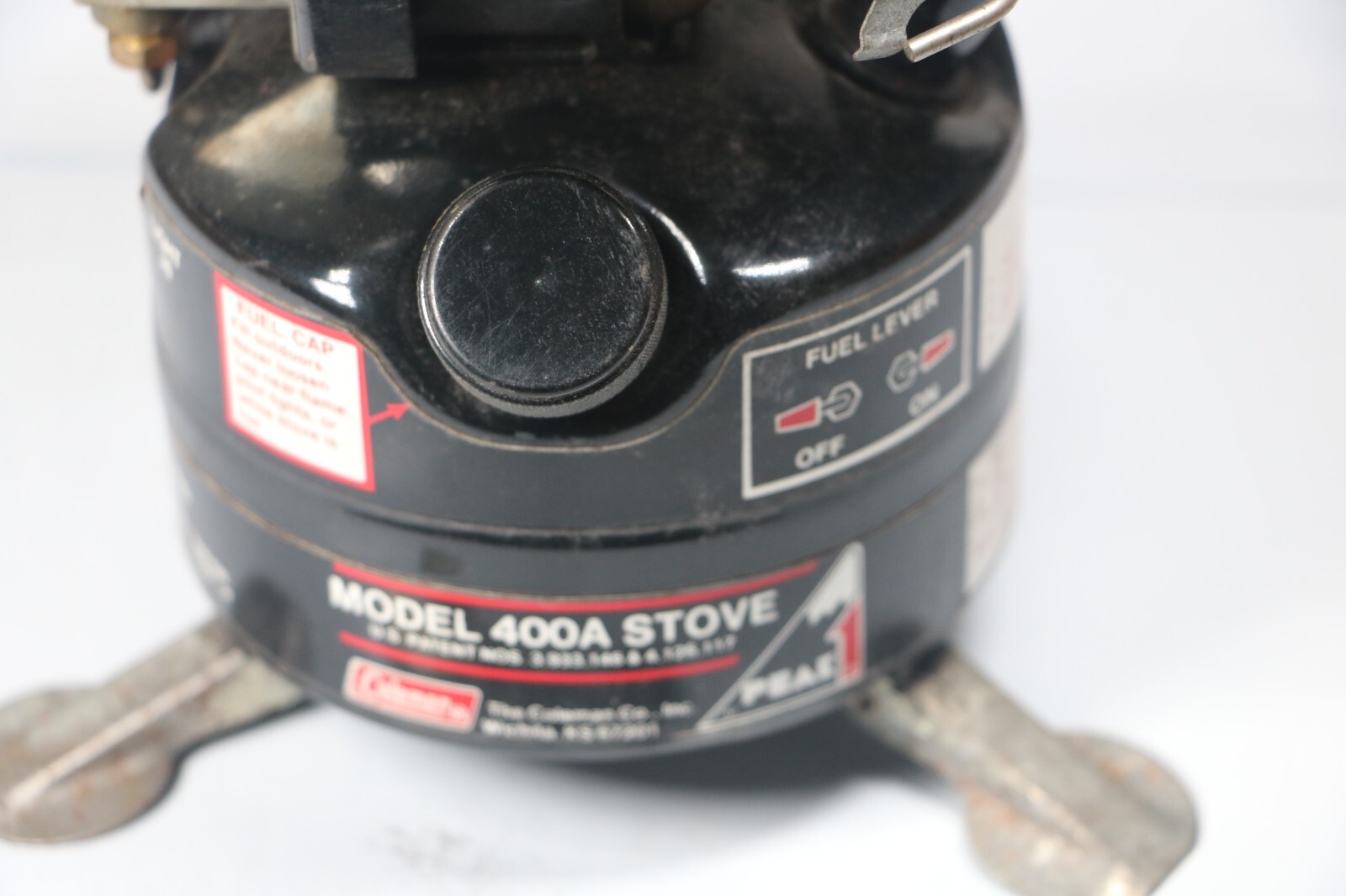 Vintage Coleman Peak 1 Lightweight Backpack Stove Model 400A Dated 4-86