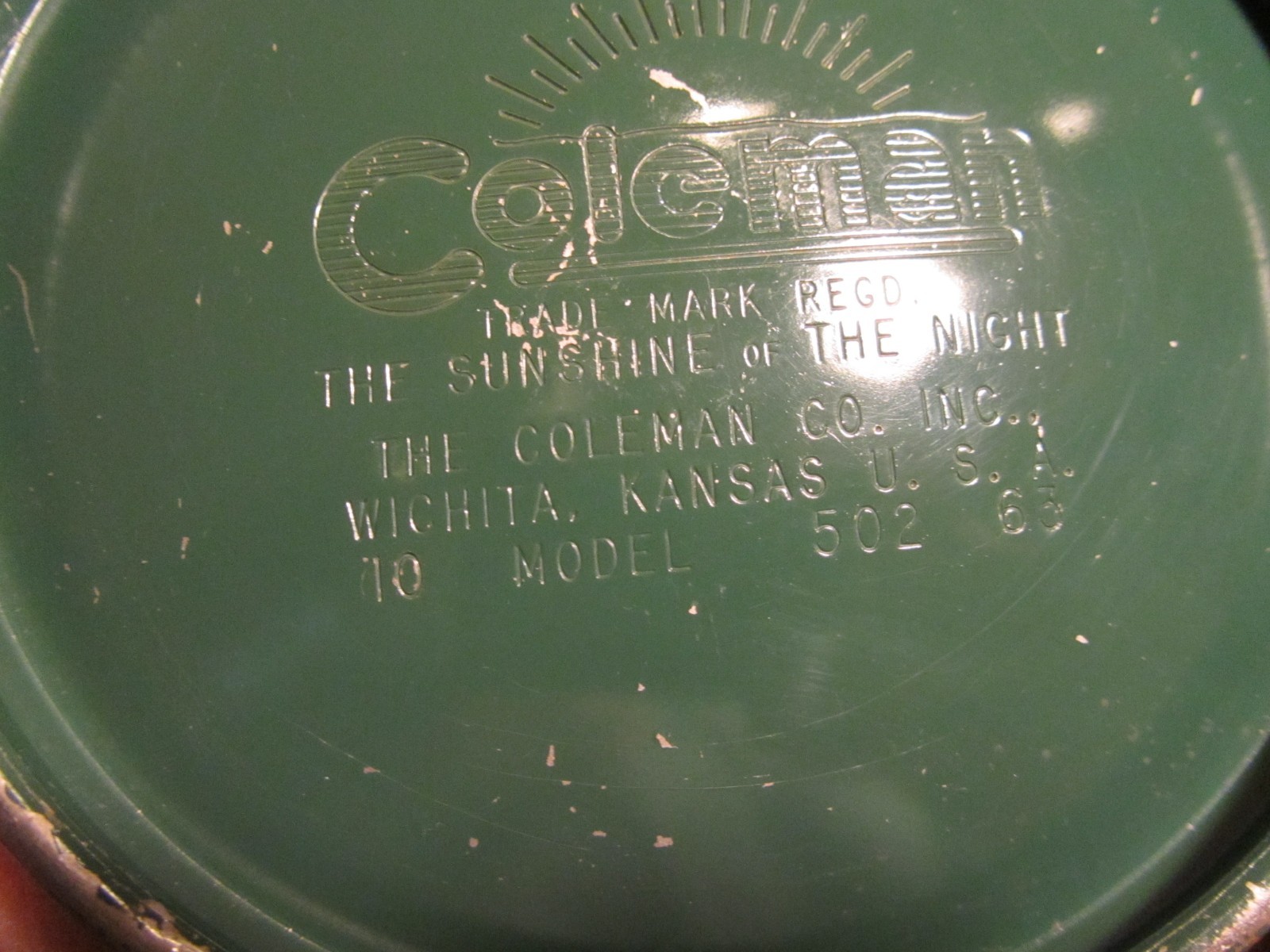 Vintage Coleman 502 Single Burner Dated 10/63