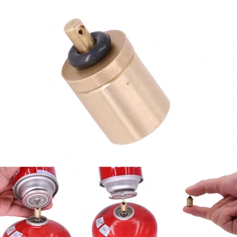 5PCS Gas Refill Adapter Stove Cylinder Butane Canister Tank Outdoor Camping BBQ