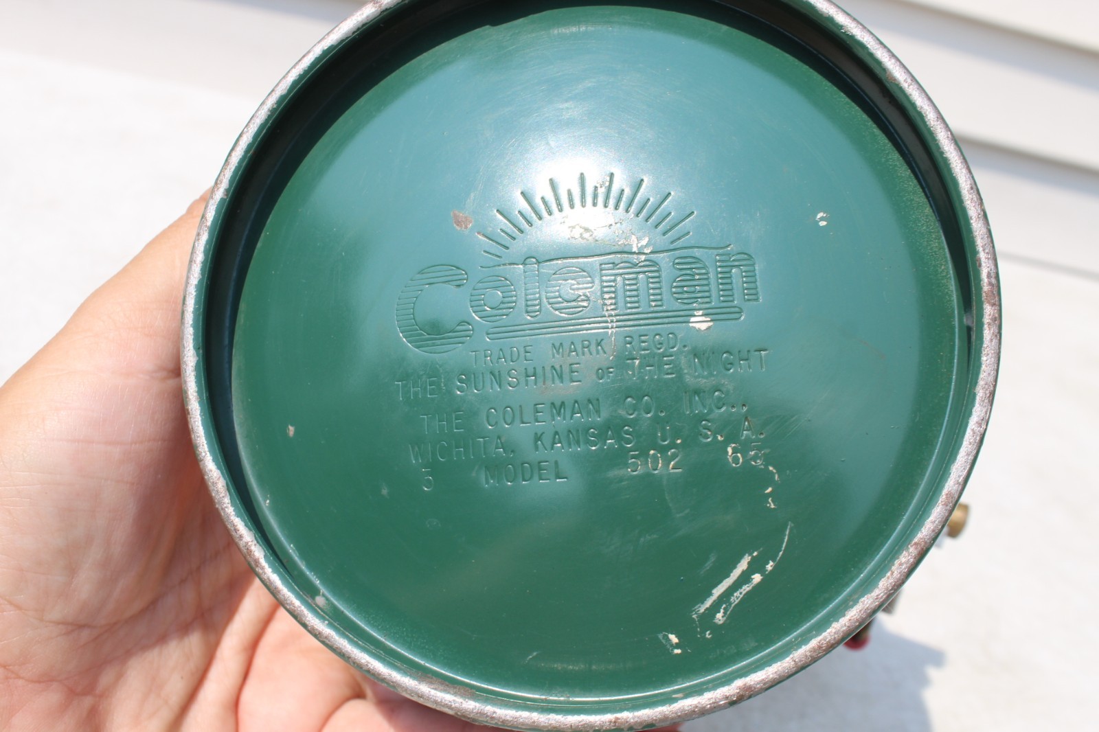 COLEMAN 502 CAMP STOVE 3/65 BACKPACKING Sunshine of the Night UNTESTED vtg