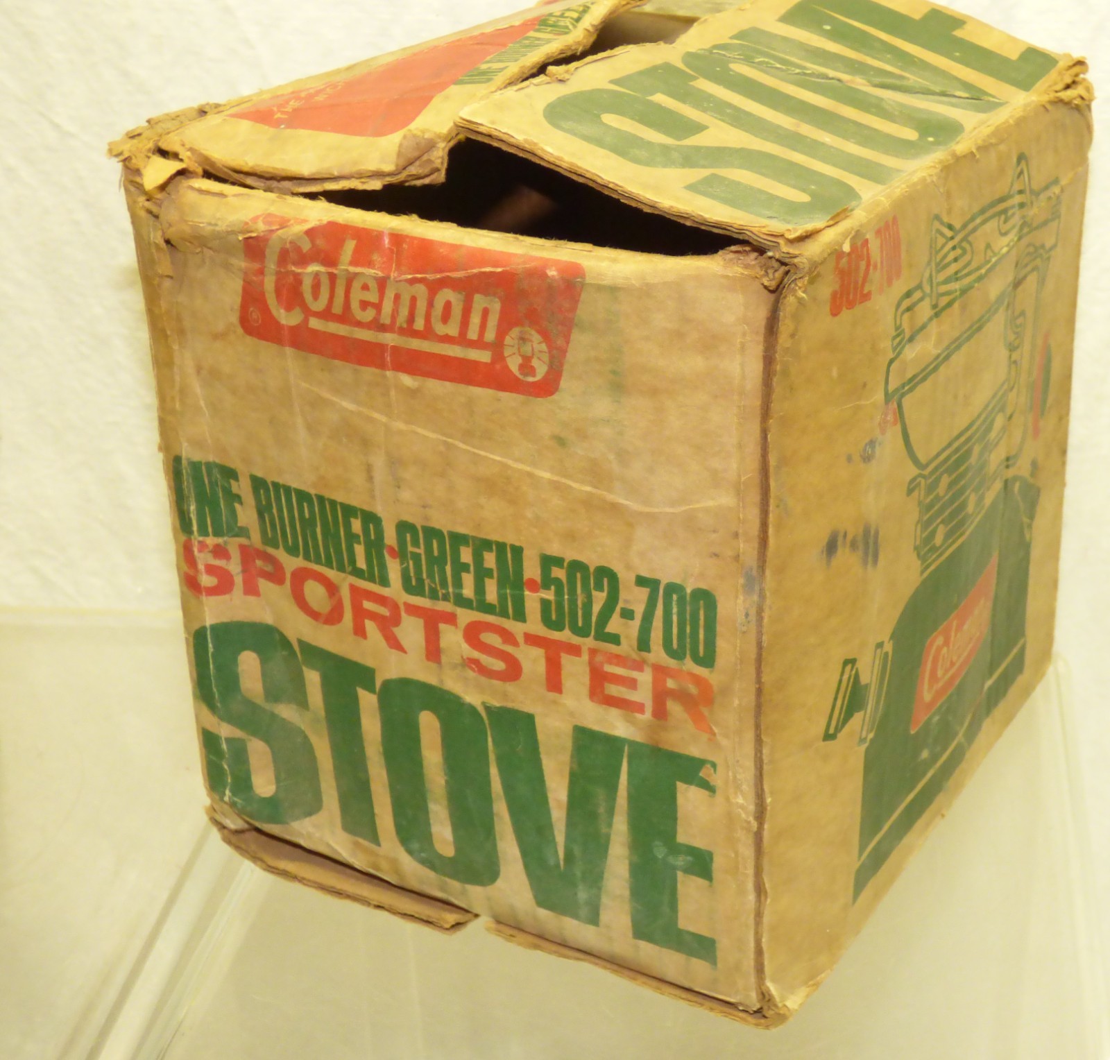 COLEMAN Sportster Single Burner Camping Stove 502-700 w/ Box Vintage 1968 WORKS
