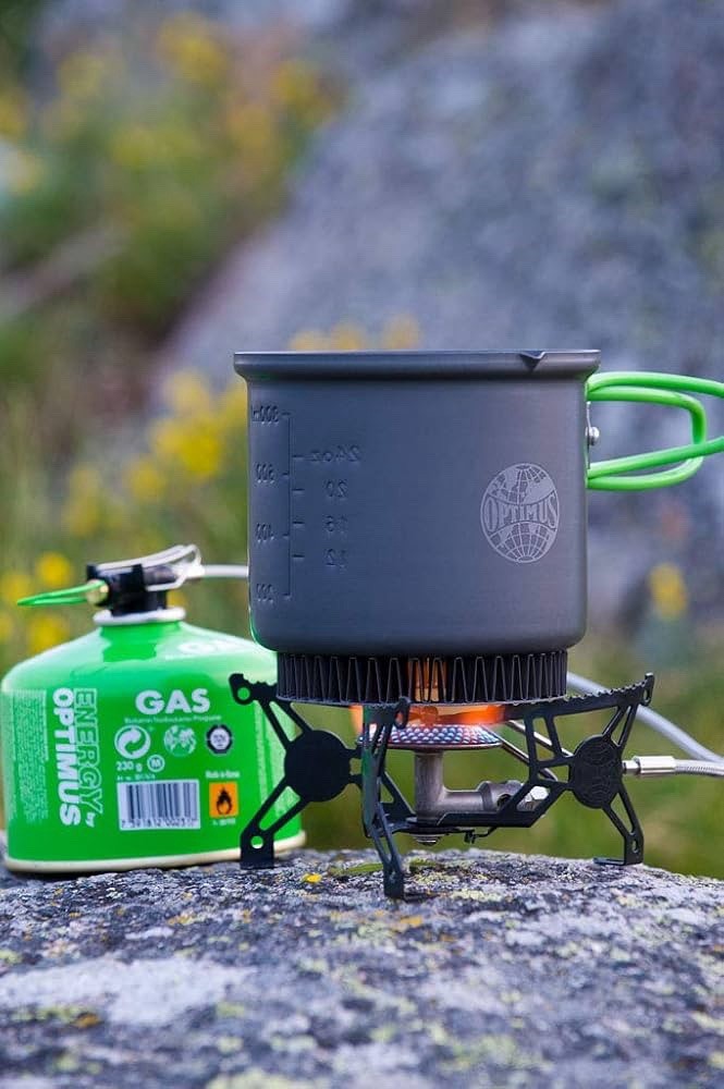 Optimus Vega 4-Season Backpacking Stove, Inverted Canister Camping Stove