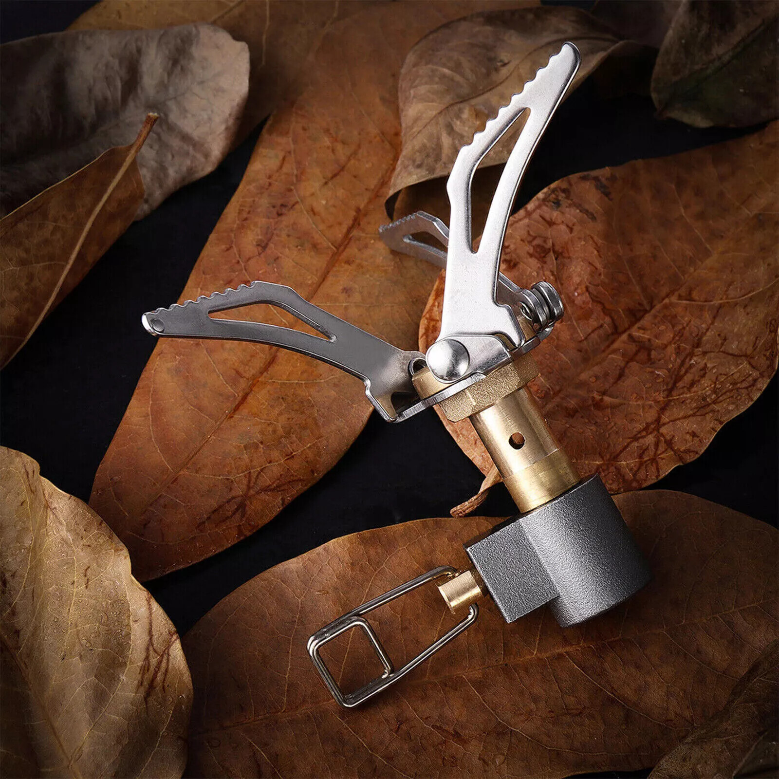 2PCS Mini 3000W Outdoor Cooking Burner Folding Camping Gas Stove For BRS-3000T