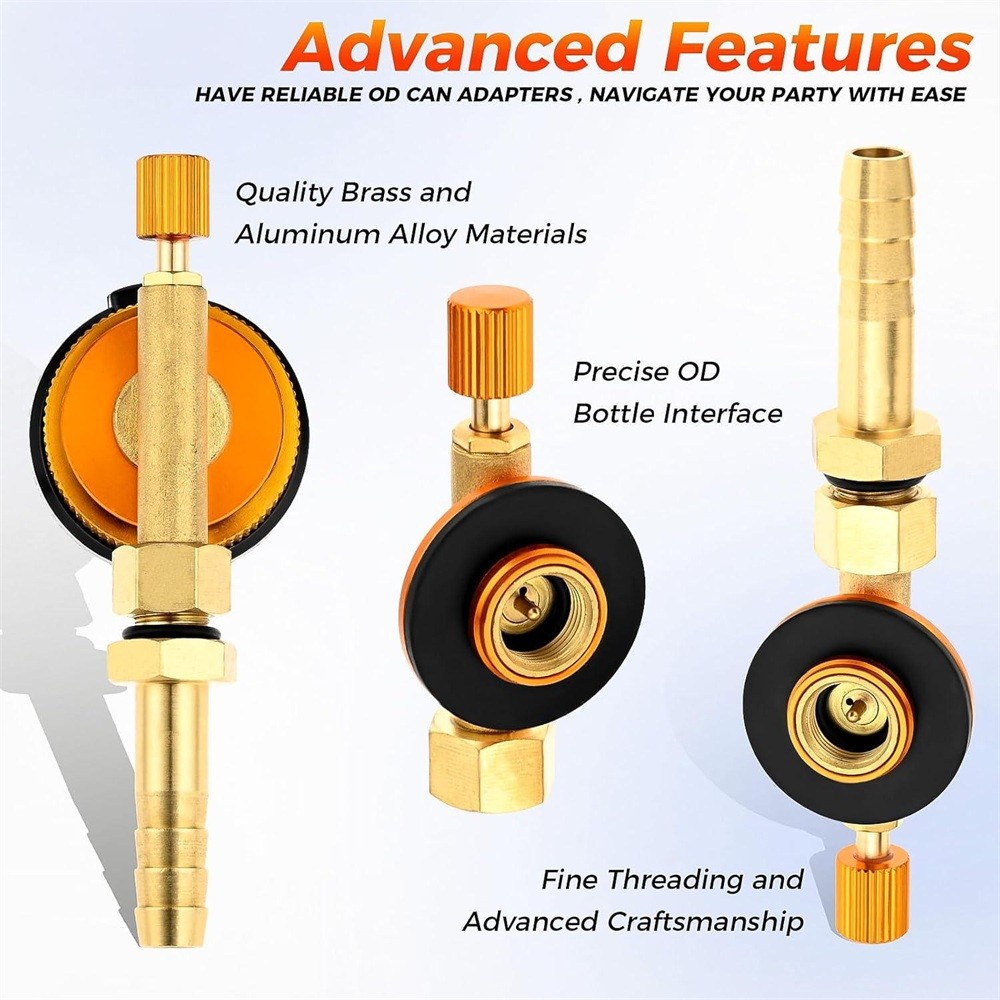 Camping Gas Canister Adapter Kit Hose Connector Converter For Gas Regulator