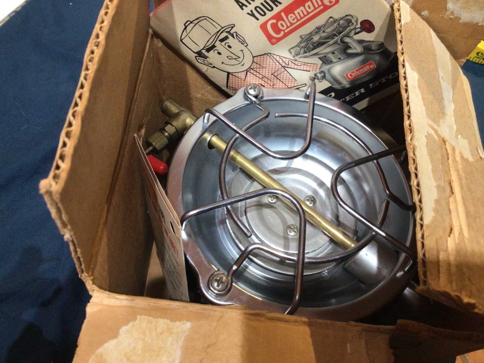 NEW Vintage 1971 COLEMAN Model 502-700 One Burner Sportster Stove NIB unfired 71