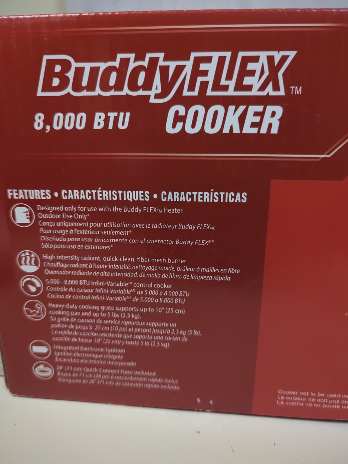 Mr. Heater MH-F600500 Buddy FLEX Portable Fiber Mesh Propane Cooking Burner New