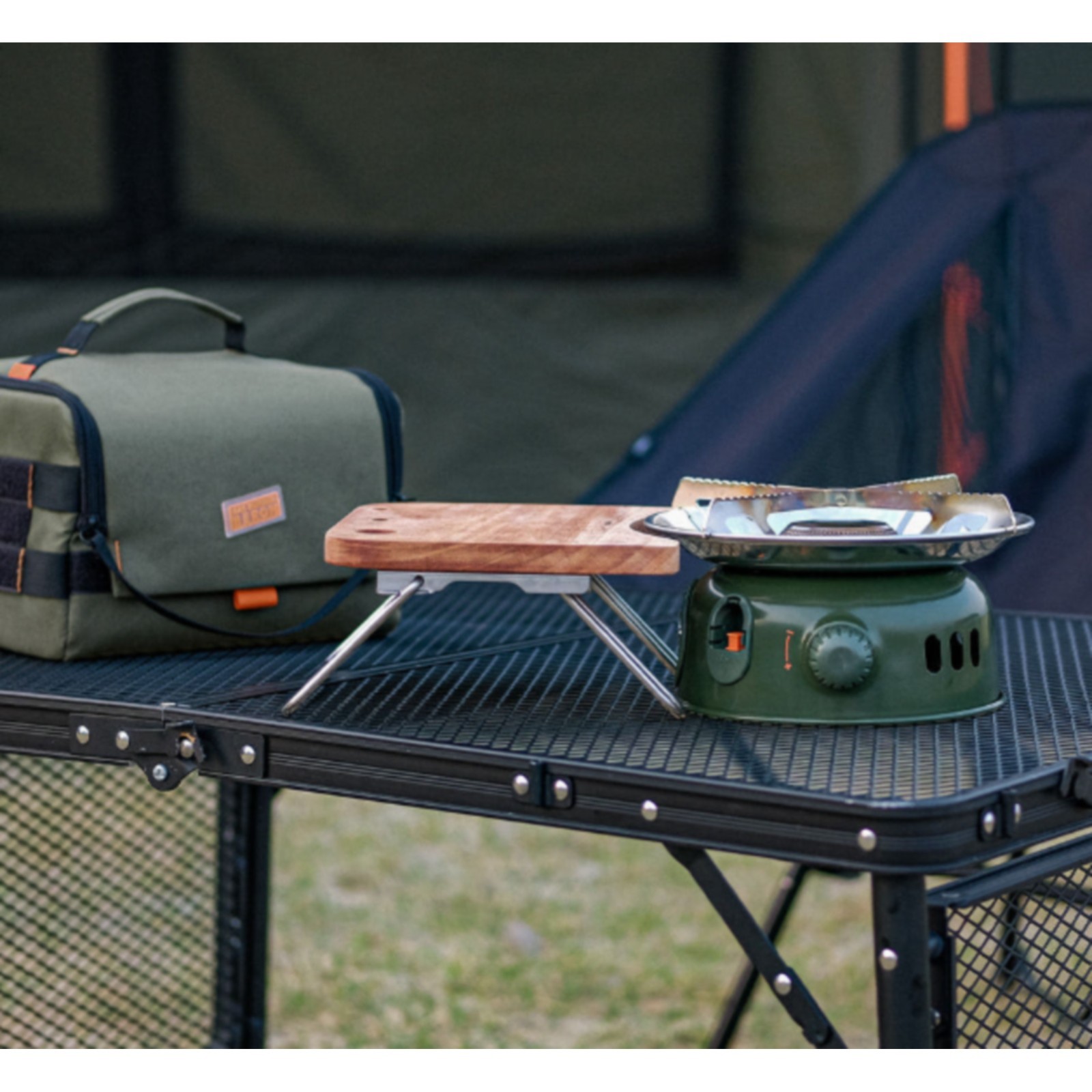 KOVEA BERON Portable Gas Stove KGB-2202KH w/ Case Khaki Korea