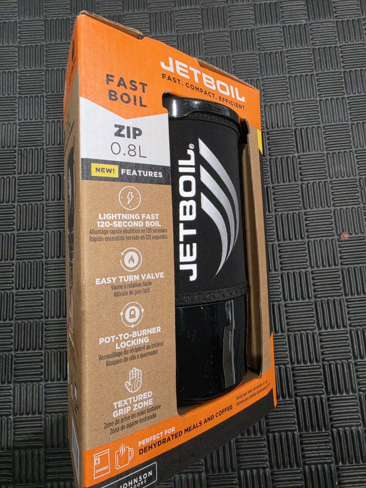 Jetboil Zip Cooking System, Carbon, 0.8L