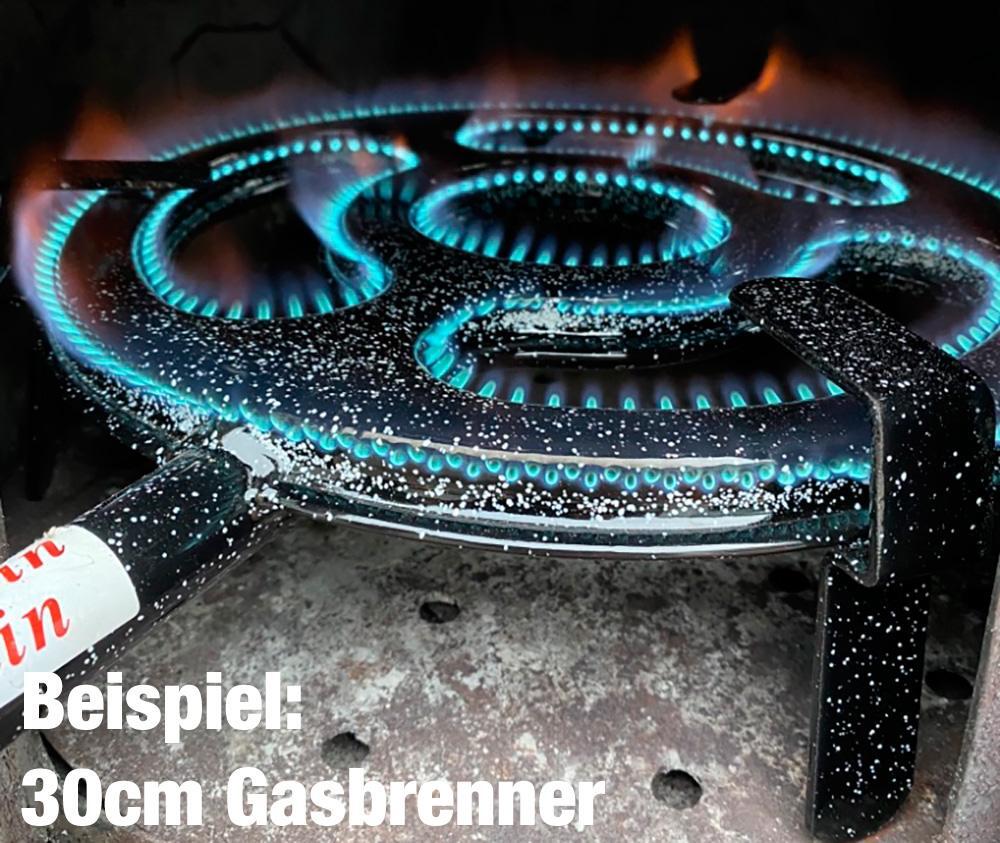 22.5KW GASBRENNER PAELLA GRILL GAS BUTAN PROPAN UTSCHAG KASAN KAZAN 16 22 30 50L