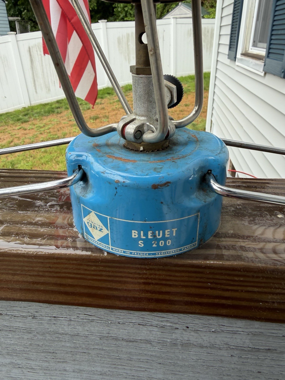 Vintage CAMPING GAZ BLUET S 200 Camp Stove 200 made in France FREE SHIP