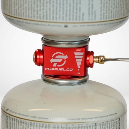 Fuel Transfer Device for Backpacking & Camping – Isobutane Canister Refill Adapt