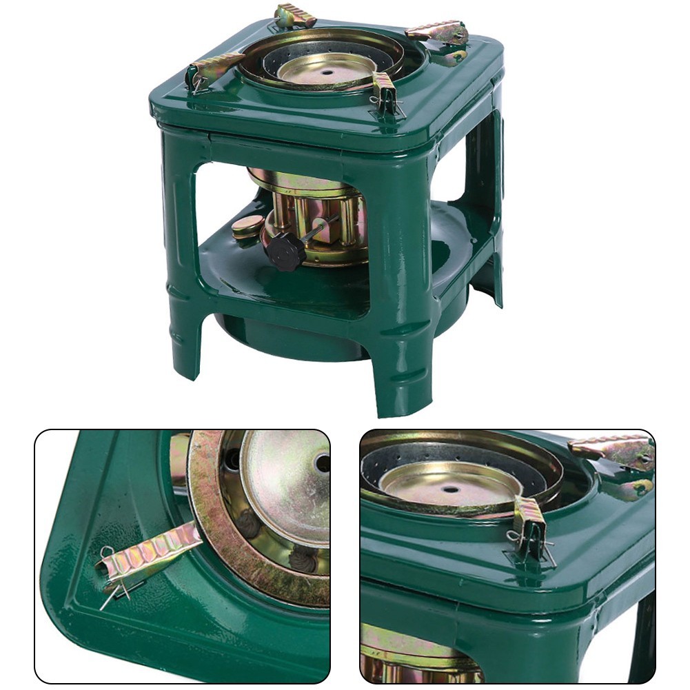 Outdoor Picnic Burner Furnace 8-Wick Portable Kerosene Camping Oil Stove 700ml