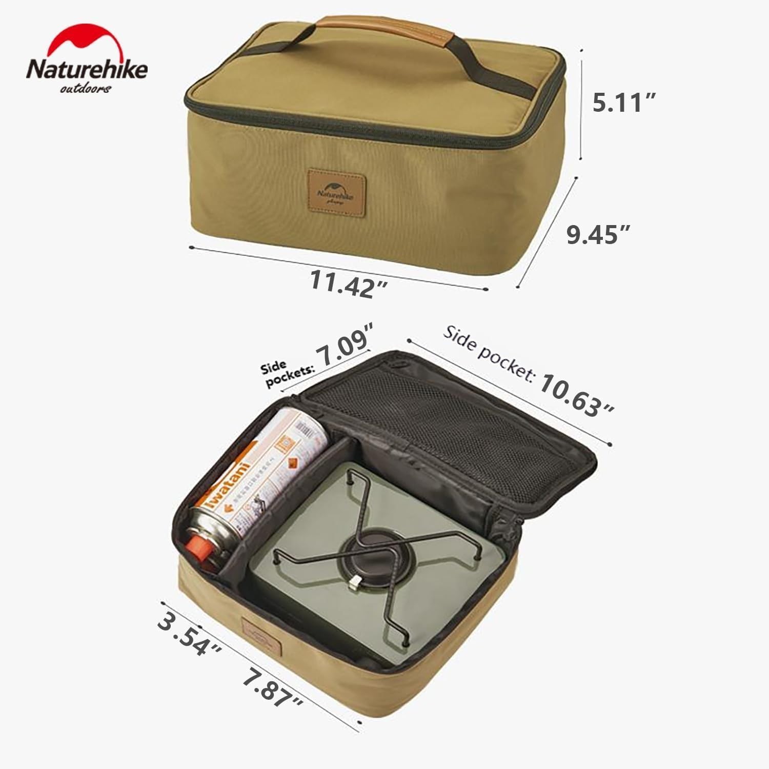 Naturehike Storage Bag Foldable 2-Burner Camping Stove Portable Camping Cookware