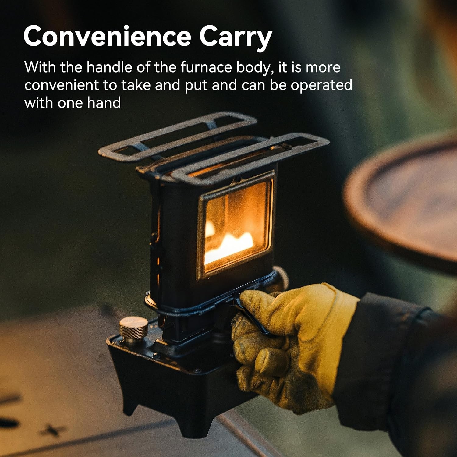 Stainless Steel Oil Lantern – Camping Lighting Solution