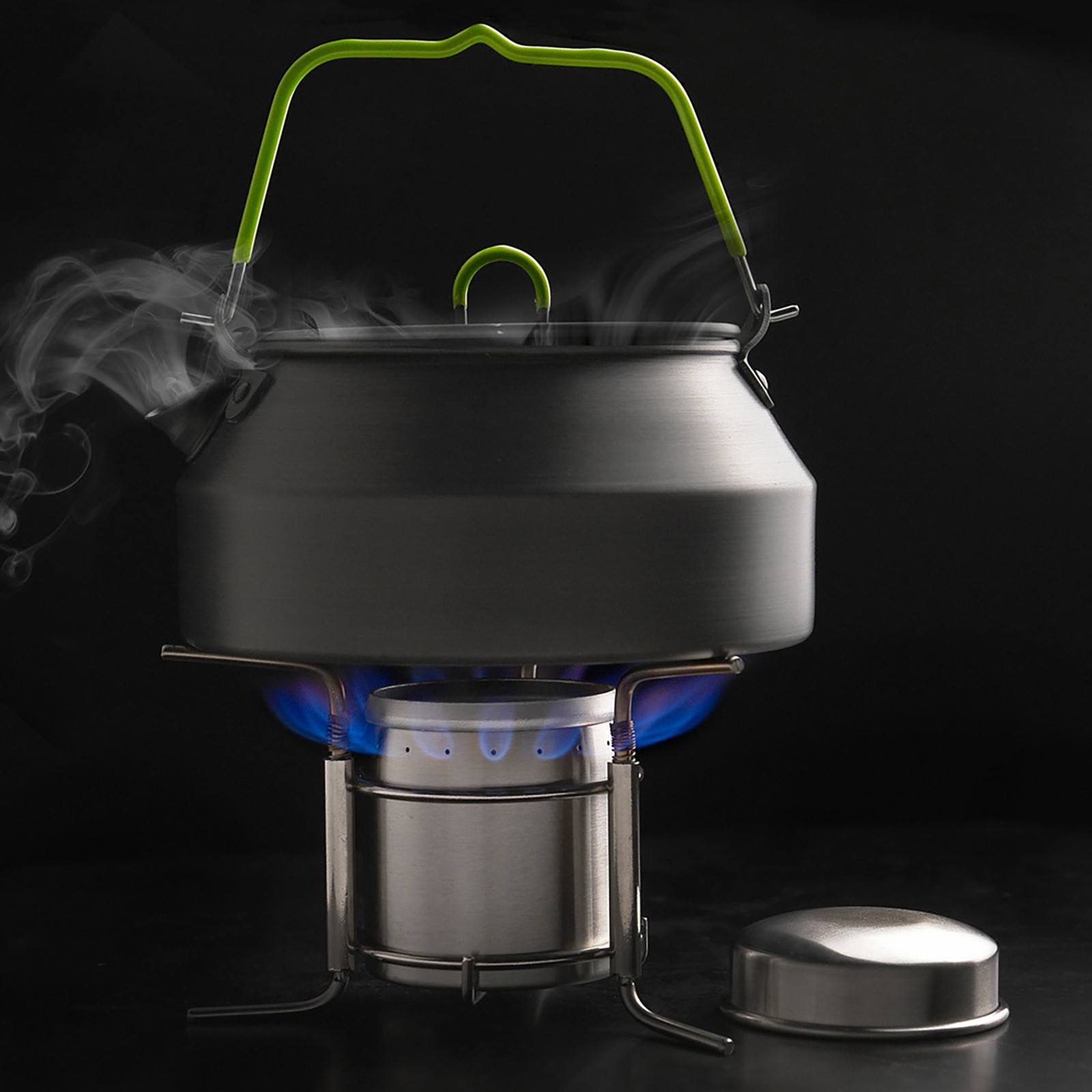Mini Outdoor Camping Hiking Picnic Liquid Alcohol Stainless Steel Stove