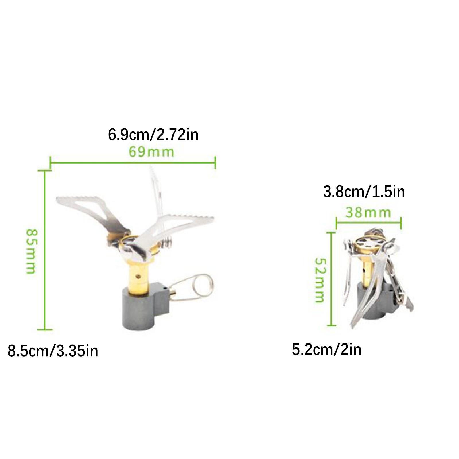 3000W Folding Mini Ultralight Outdoor Camping Cook Burner Gas Stove Strong Power