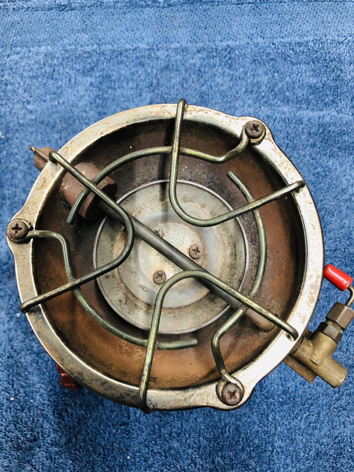 Vintage Coleman Model 502 Single Camping Stove 11/1970 . Untested.