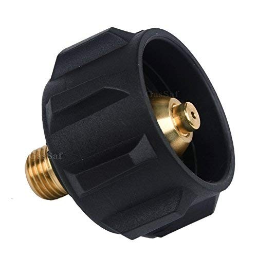 GasSaf QCC1 Propane Adapter Gas Regulator Valve Fitting with Acme Nut